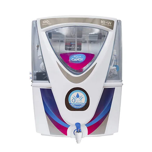 Aqua Grand Plus Red Candy 15 Liters Ro, Uv, Uf & Tds Cartridge Advance Tech Mineral Water Purifier