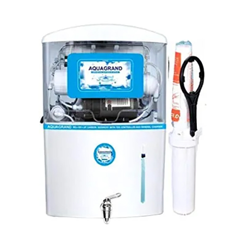 Grand Plus Aquagrand 12 ltrs 12 Stage White TPT NOVO R0+UV+UF with TDS Controller Water Purifier