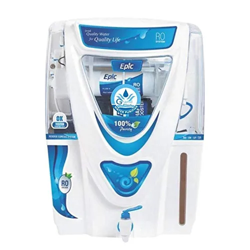 Grand Plus White and Blue Epic 15 Ltrs RO + UV + UF + TDS RO + UV +UF Water Purifier CH