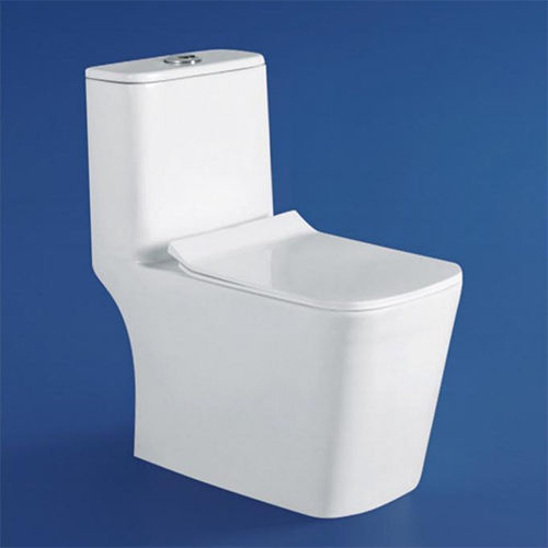 Ceramic One Piece Water Closet - Color: White