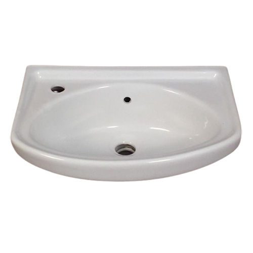 White Ceramic Wall Mounted Wash Basin - Feature: High Quality