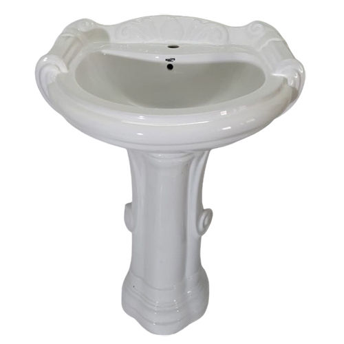 Big Sterling Wash Basin - Color: White