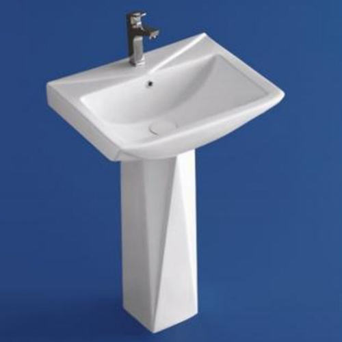 Jet-5009 Pedestal Wash Basin - Color: White