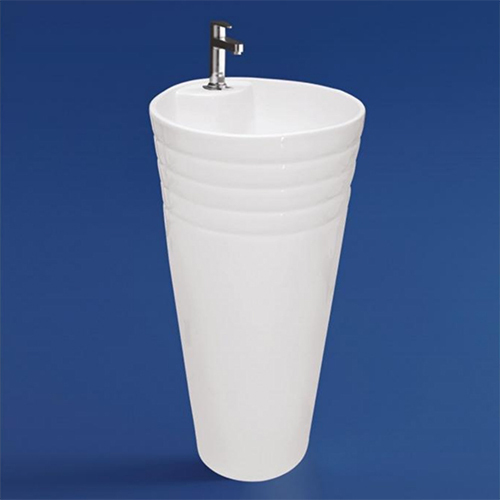 Ceramic One Piece Wash Basin