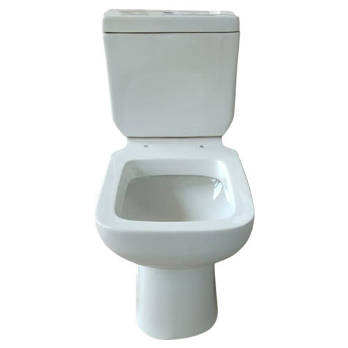 Floor Mounted Two Piece Toilet - Color: White