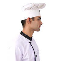 White Color Chef Cap