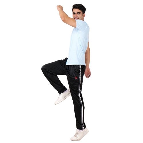 Mens Black Lower With White Patti