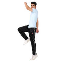 Mens Black Lower With White Patti