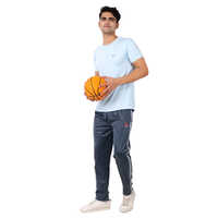 Mens Grey Lower With White Patti