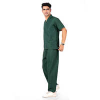 Green Color Scrub Suit For Doctors