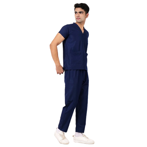 Blue Color Scrub Suit For Doctors