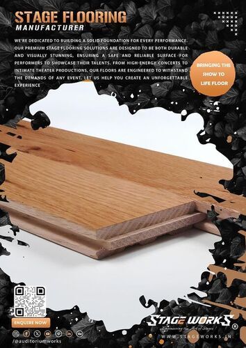 Teak Wood Stage Flooring