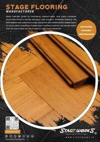 Teak Wood Stage Flooring