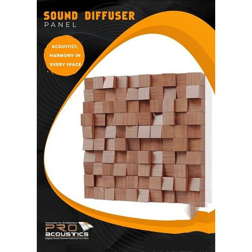 Auditorium Wooden Sound Diffuser Panel