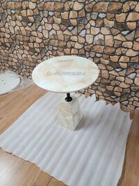 coffee table white marble top