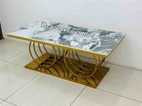 Marble top center table