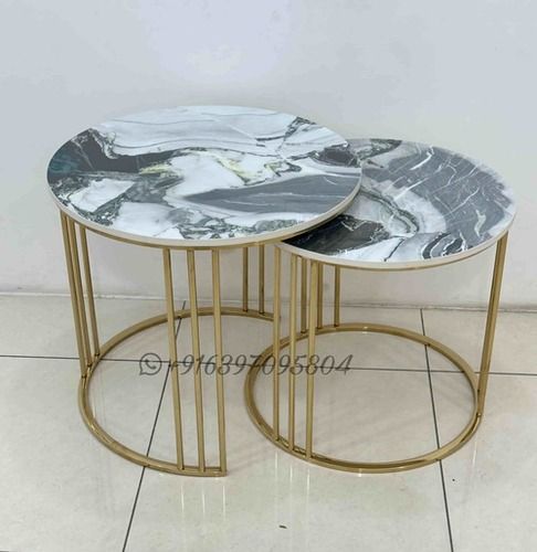 Gold Marble Nesting Set - Assembly: No Assembly Required