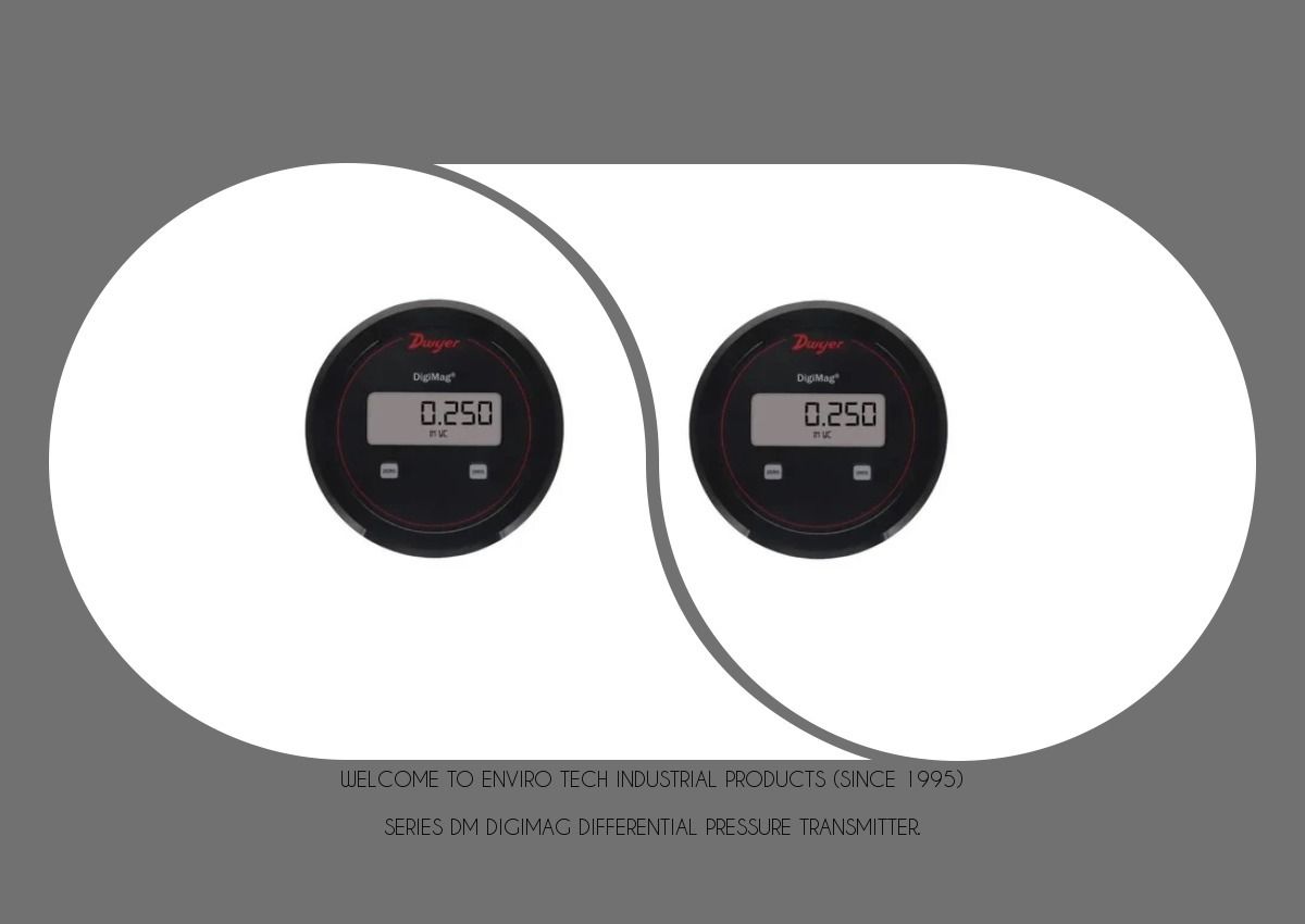 Dwyer DM-252 DigiMag Differential Pressure Transmitter Range 30-0-30 Pa