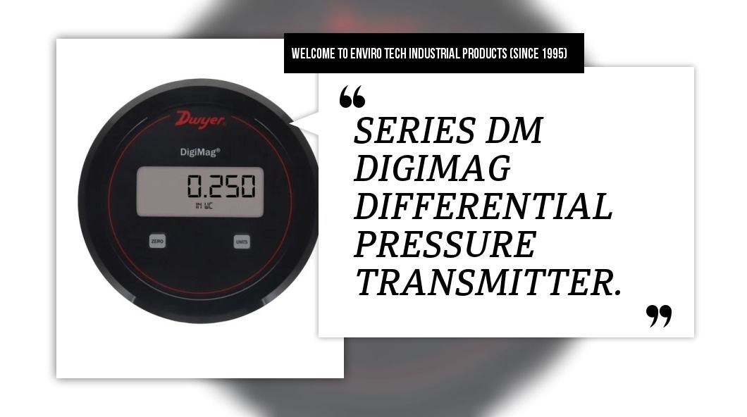 Dwyer DM-252 DigiMag Differential Pressure Transmitter Range 30-0-30 Pa