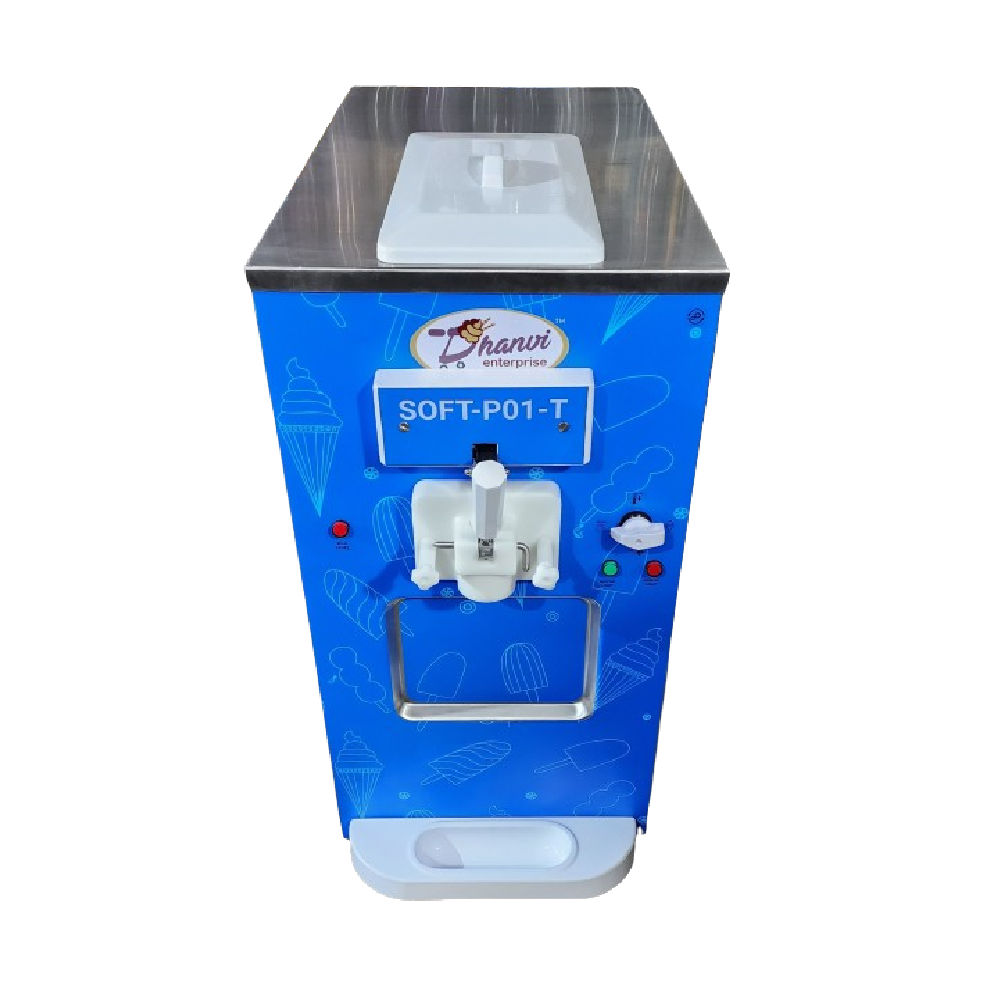 Automatic Soft Ice Cream Vending Machine - Digital Touchscreen Interface