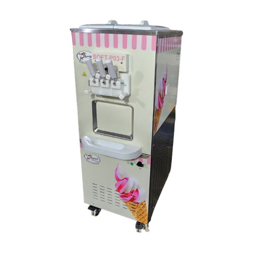 Premium Soft Serve Ice Cream Machine - Digital Display, Easy Cleaning