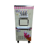 Premium Soft Serve Gelato Ice Cream Machine - Digital Display, Easy Maintenance