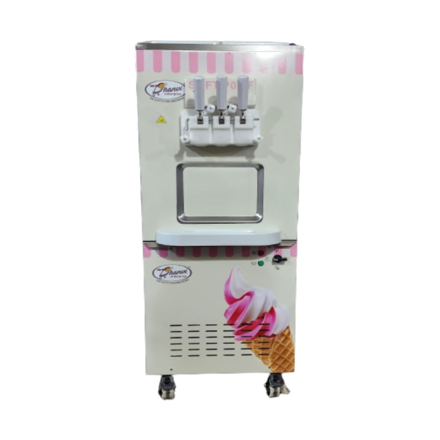 Premium Soft Serve Gelato Ice Cream Machine - Digital Display, Easy Maintenance