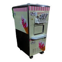 Premium Soft Serve Gelato Ice Cream Machine - Digital Display, Easy Maintenance