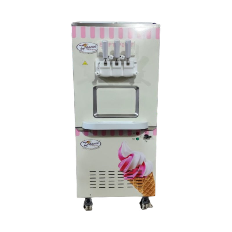 Dual Flavor Softy Ice Cream Maker by Manufacturer - Easy Operation