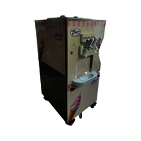 Dual Flavor Soft Serve Gelato Ice Cream Machine - Mix Function Included