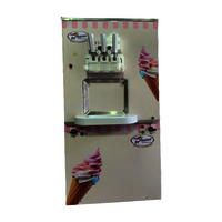 Dual Flavor Soft Serve Gelato Ice Cream Machine - Mix Function Included