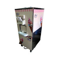 Dual Flavor Automatic Soft Ice Cream Vending Machine - Hygienic & Efficient