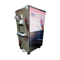 Dual Flavor Automatic Soft Ice Cream Vending Machine - Hygienic & Efficient