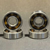Skating Hybrid Antirust Wb Ceramic Bearings - Color: Silver