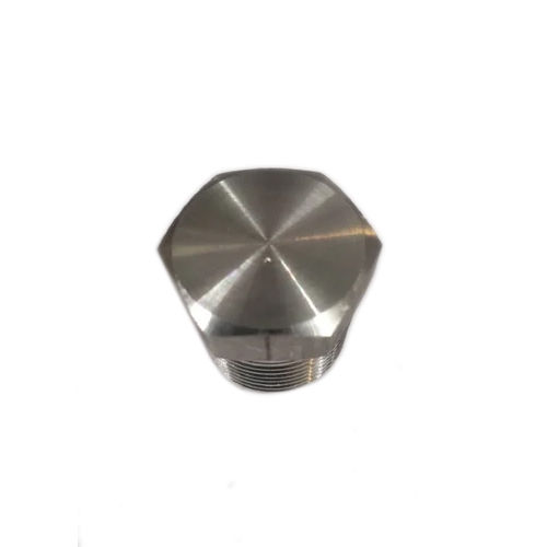 Stainless Steel Pipe Plug - Color: Silver