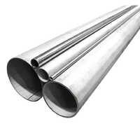 Ss 316 Stainless Steel Pipe - 3 Meter Length, Round Shape, Grey Color, Seamless, 1-2 Mm Thickness, Anodized Finish, Warranty Included