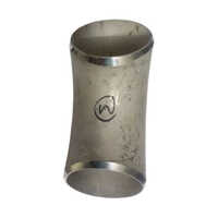 Stainless Steel Pipe Elbow - 1 Inch Size, Grey Coated Finish | Secure Buttweld Connection, Durable Rust-resistant Design, Warranty Included