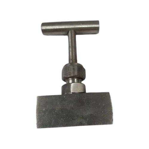 Stainless Steel Needle Valve - Color: Metallic Grey