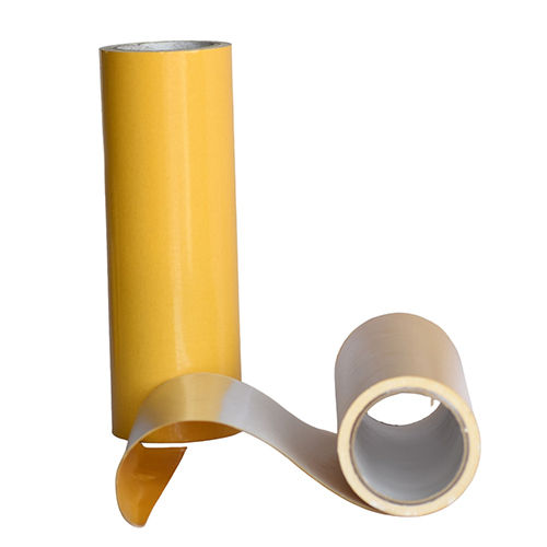 Double Sided Cloth Tapes - Rubber Adhesive, >100mm Width, 320 Micrometers Thickness, Vibrant Yellow - Excellent Adhesion, Moisture and Heat Resistant