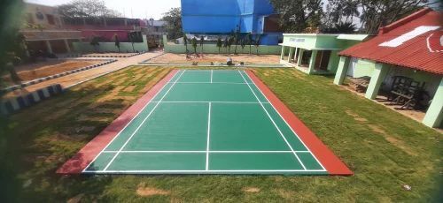 Badminton Synthetic Court Flooring - Size: 50 X 25 Feet