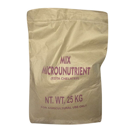 25Kg Edta Chelated Mix Micronutrient Fertilizer - Application: Industrial