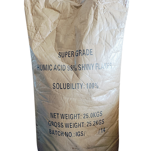 25kg Humic Acid 98%  Shiny Flakes