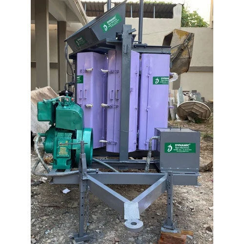 Semi-Automatic Silage Packing Machine - Color: Purple