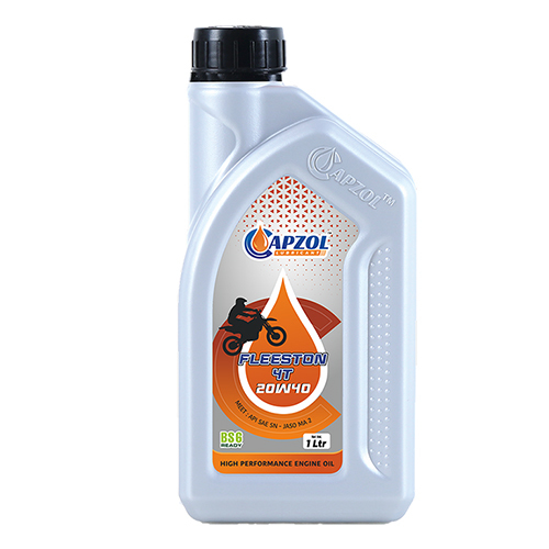 Fleeston 4T-Sae 20W-40 1Ltr Api Sn Jaso Ma 2 Engine Oil - Application: Automobile Industries
