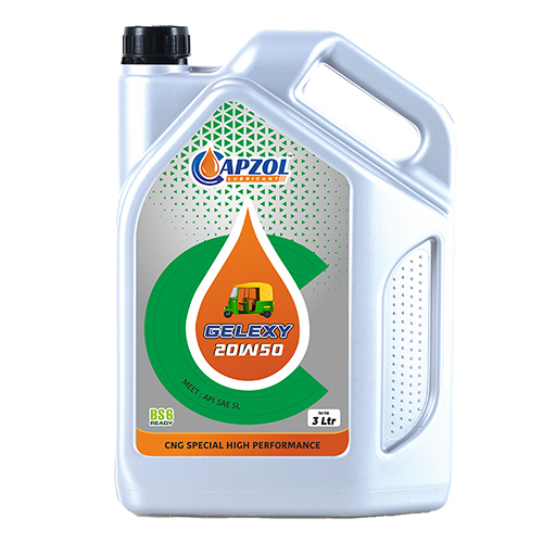 Cng Engine Oil 20W50 Sn - 3Ltr - Application: Automobile Industries