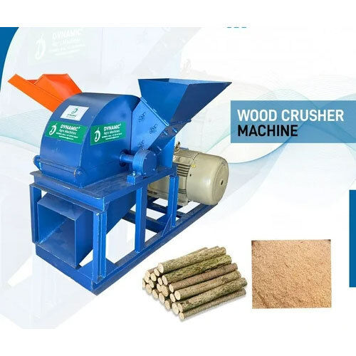 Electric Wood Crusher Machine - Color: Blue