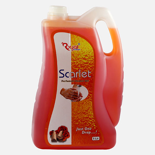 5l Scarlet Perfumed Cleaner Gel - Color: Red