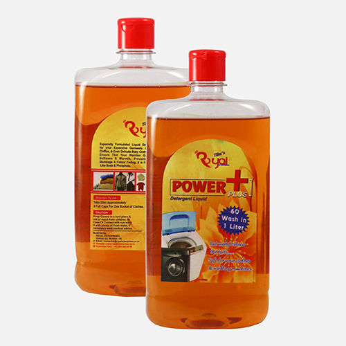 1L Yellow Power Plus Liquid Detergent - Color: Brown