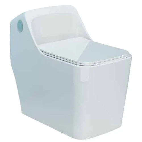 Sg-11101 680 X 400 X 620 Mm White Glossy One Piece Toilet- S Trap - Feature: High Quality