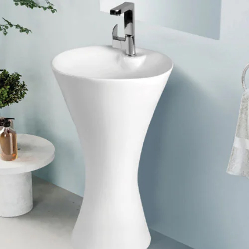 7001 Fiona Grow Ceramic'S One Piece Basins - Color: White